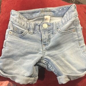 Kids Light Blue Denim Shorts